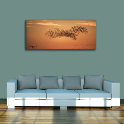 PANORAMIC - CLARISSA STARLING BIRD - 1.2m x 50cm